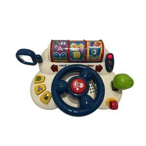 Vintage VTech Learn And Discover Driver Toy Educational Numbers Lights Sounds